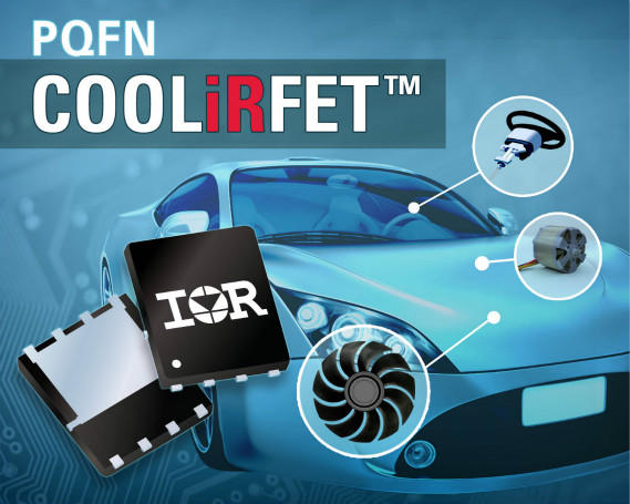 IR推出汽车级COOLiRFET功率MOSFET AUIRFN8403